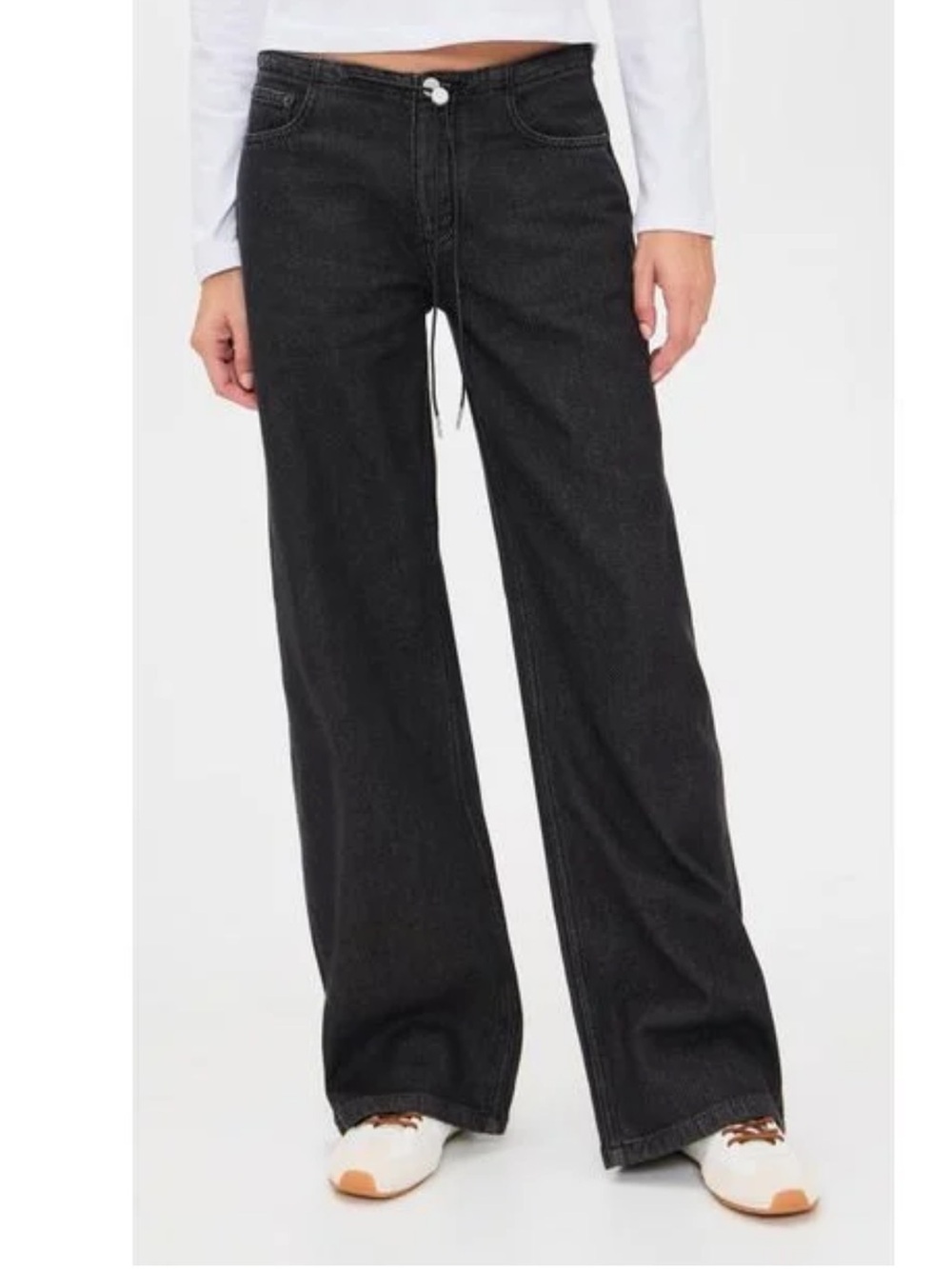 Still Here The Cool Jean Wide Leg RARE Faded Black Women's Jeans- NWOT 26